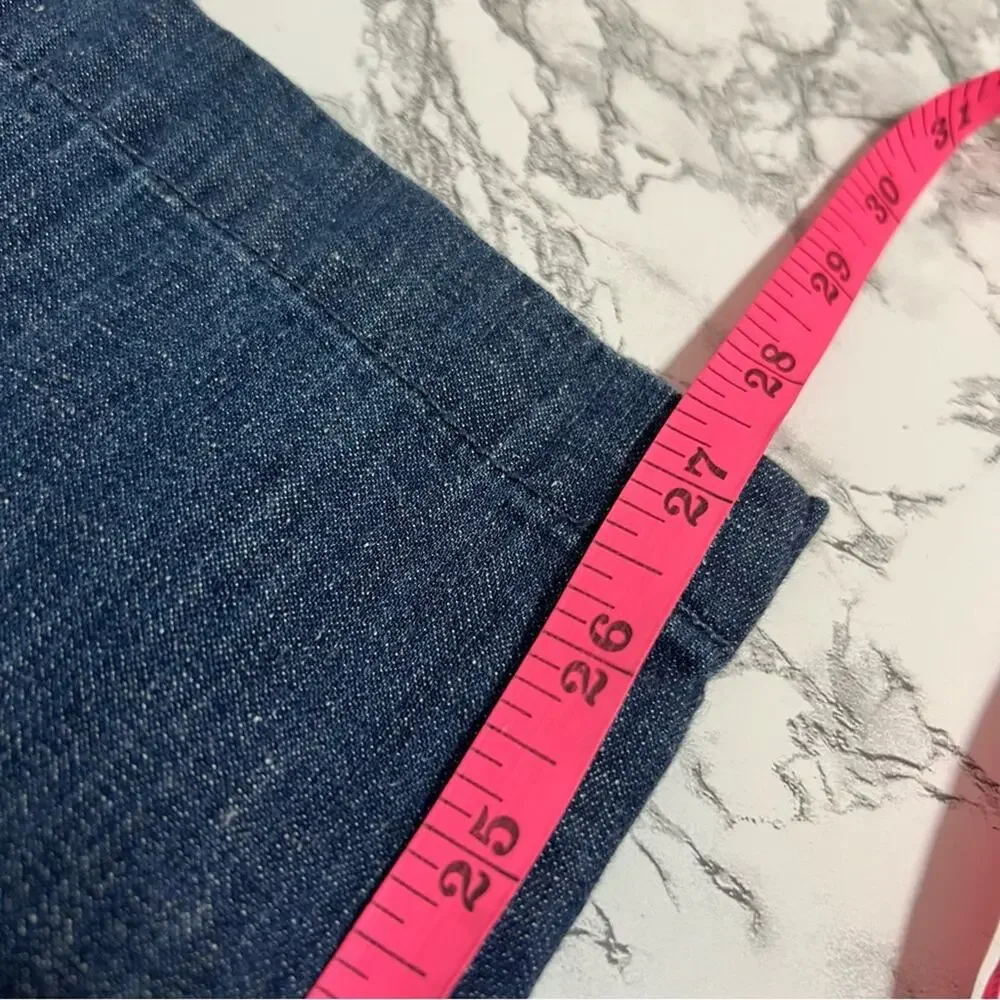 NWT J. Crew Re-Imagined High Rise Paperbag Chambray Pant jeans Sz 2